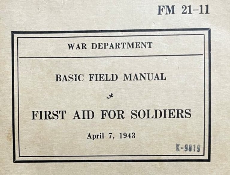 FM 21-11 - First Aid for Soldiers